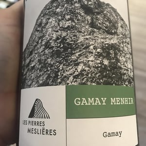 Gamay Menhir - Les Pierres Meslières - frederic-monnier