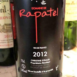 Gard Rouge 2018 - Domaine de Rapatel - gerard-eyraud -2018