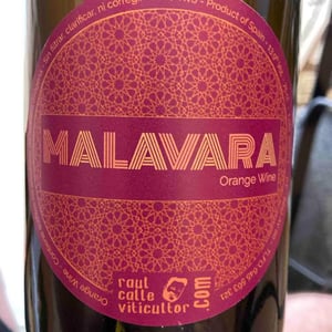 Malavara Orange - Vinos Naturi - raul-calle-y-laura-pinas