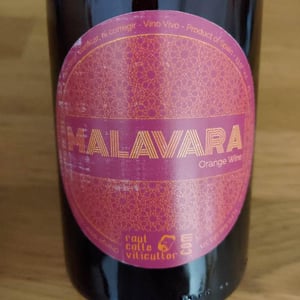 Malavara Orange - Vinos Naturi - raul-calle-y-laura-pinas