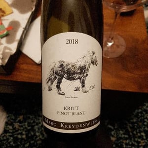 Marc Kreydenweiss (Andlau) - Antoine Kreydenweiss - Kritt Pinot Blanc (Klaus Puth Label)