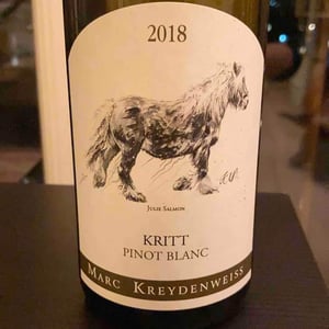 Kritt Pinot Blanc (Michel Tolmer Label) - Marc Kreydenweiss (Andlau) - Antoine Kreydenweiss 
