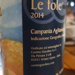Le fole - Cantina Giardino - Antonio Di Gruttola & Daniela De Gruttola -2022