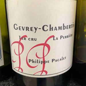 Gevrey-Chambertin 1er Cru "La Perrière" - Philippe Pacalet - monica-et-philippe-pacalet