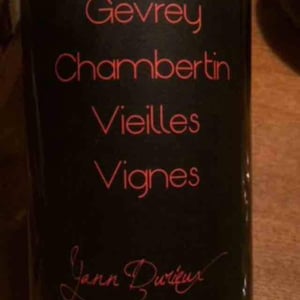 Gevrey Chambertin Vieilles Vignes - Recrue des Sens - yann-durieux