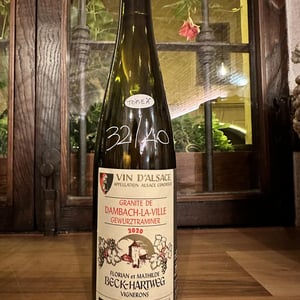 Granite de Dambach-La-Ville Gewurztraminer - Florian & Mathilde Beck-Hartweg - florian-mathilde-beck-hartweg -2020