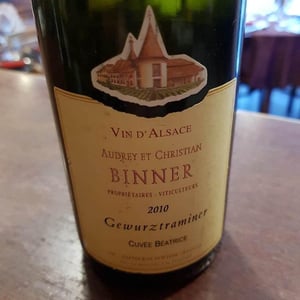 Gewürztraminer Cuvée Béatrice - Domaine Christian Binner - christian-binner-et-son-equipe