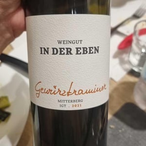 Gewürztraminer - Weingut In Der Eben - Urban Plattner 