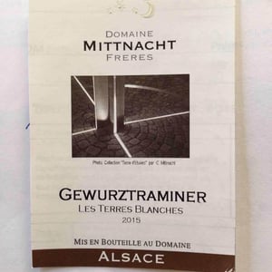 Gewürztraminer Les Terres Blanches 2015