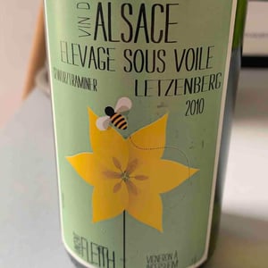 Gewürztraminer Letzenberg - Vincent Fleith - brigitte-et-vincent-fleith
