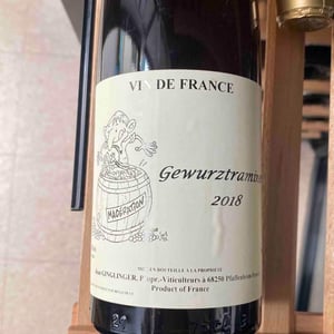 Gewurztraminer Macération - Jean Ginglinger & Fils - jean-francois-ginglinger -2018