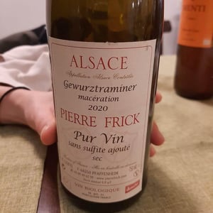 Domaine Pierre Frick - Jean-Pierre, Chantal et Thomas Frick - Gewurztraminer Macération Sec