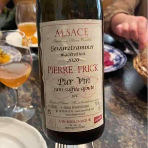Domaine Pierre Frick - Jean-Pierre, Chantal et Thomas Frick - Gewurztraminer Macération Sec