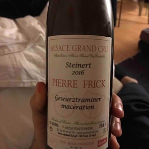 Gewurztraminer Macération Steinert - Domaine Pierre Frick - Jean-Pierre, Chantal et Thomas Frick 