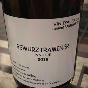 Gewuztraminer Nature - Laurent Bannwarth - Stéphane Bannwarth 
