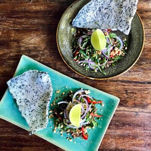 Gỏi Trâu Tây Bắc | Water Buffalo Salad W/ Mắc Khén - Minh Mat - 663956
