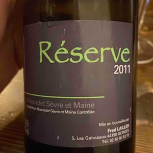 Réserve - Domaine Brégeon - Frédéric Lailler -2011