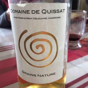 Grains Nature - Domaine de Quissat - Agathe et Romaric Delouvrié Hardy -2022