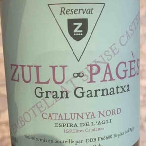 Gran Garnatxa - La Recerca / Zulu Wine - Jessica Albero & Laurent Pujol 