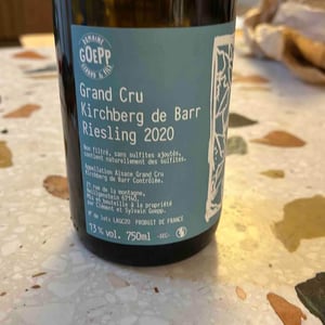 Riesling Grand Cru Kirchberg de Barr - Goepp Gerard et Fils - Clément & Sylvain Goepp 