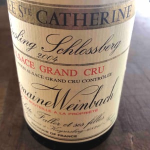 Grand Cru Schlossberg Cuvée Sainte Catherine - Domaine Weinbach - catherine-theo-faller