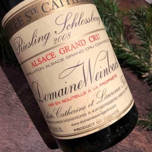 Grand Cru Schlossberg Cuvée Sainte Catherine - Domaine Weinbach - catherine-theo-faller