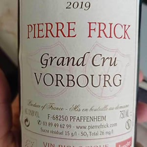 Grand Cru Vorbourg Riesling - Domaine Pierre Frick - jean-pierre-chantal-et-thomas-frick