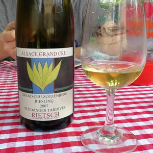 Grand Cru Zotzenberg Riesling Vendanges Tardives - Domaine Rietsch - jean-pierre-sophie-rietsch