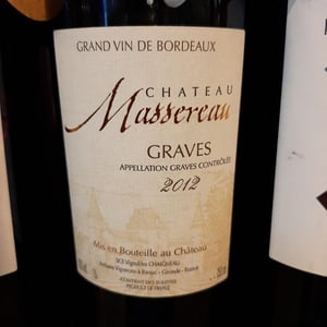 Graves - Château Massereau - Jean-François & Philippe Chaigneau -2012