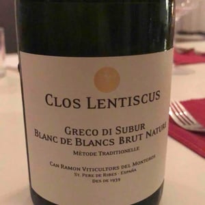 Greco di Subur Blanc de Blancs Brut Nature - Clos Lentiscus - Manel Aviñó 
