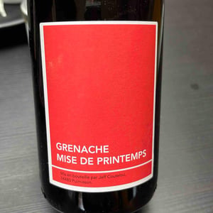 Grenache Mise De Printemps - Mas Coutelou - Jean-François Coutelou 
