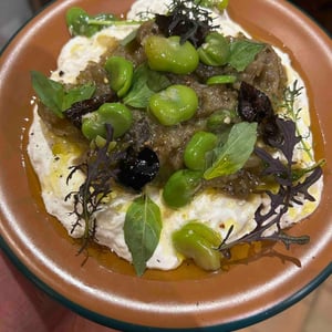 Stracciatella Aubergines Grilees Et Focaccia - Toulon pizza club - 615356