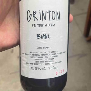 Grinton Blanc - Ombretta Agricola - Alex Della Vecchia 