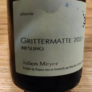 Grittermatte - Riesling - Domaine Julien Meyer - Patrick Meyer 