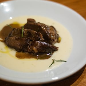 Guancia Di Maiale, Fondo Bruno E Cremoso Di Patate - Osteria Fondo - 700710