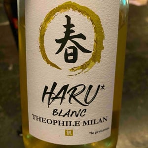 Haru Blanc - Domaine Milan - Emma, Théophile & Henri Milan 