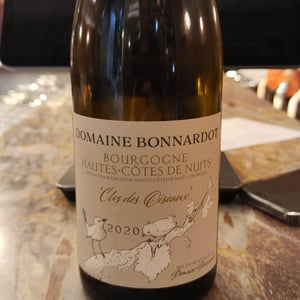 Haute Côte de Nuit " Le clos des oiseau" - Domaine Bonnardot - antoine-ludovic-emilien-bonnardot -2020