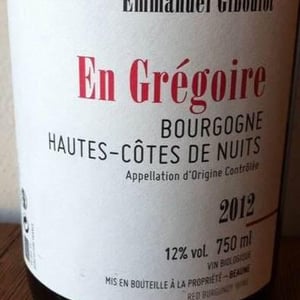Hautes-Côtes-de-Nuits "En Grégoire" Rouge - Domaine Emmanuel Giboulot - emmanuel-giboulot