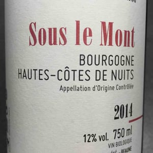 Sous le Mont 2014