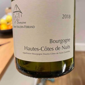Hautes Côtes De Nuits - Henri Naudin-Ferrand - claire-naudin -2018