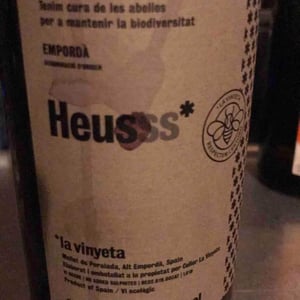 Heusss - La vinyeta - cellar-la-vinyeta