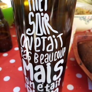 Hier soir on était pas beaucoup mais on était plein - Domaine de Malaïgue - francois-reboul