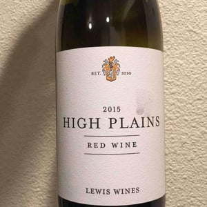 High Plains Red Wine - Texas, U.S.A. - lewis-wines
