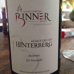 Hinterberg - Auxerrois - Ça Gazouille