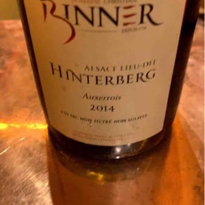 Hinterberg - Auxerrois - Domaine Christian Binner - Christian Binner et son équipe 