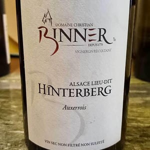 Hinterberg - Auxerrois - Domaine Christian Binner - christian-binner-et-son-equipe