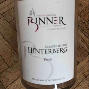 Hinterberg - Pinot Gris - Domaine Christian Binner - Christian Binner et son équipe 