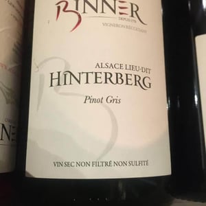 Hinterberg - Pinot Gris - Domaine Christian Binner - christian-binner-et-son-equipe