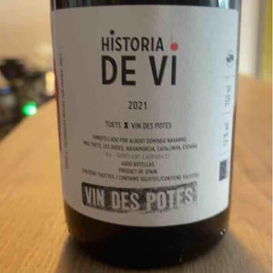 Historia de VI ( X Tuets) - Vin des Potes - Basile Passe
