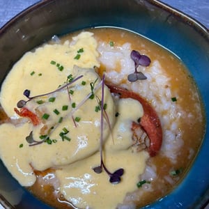 Homard, Risotto, Bisque Et Sabayon Champagne - Rouge Restaurant - 573402